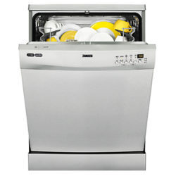 Zanussi ZDF26001XA Freestanding Dishwasher, Stainless Steel